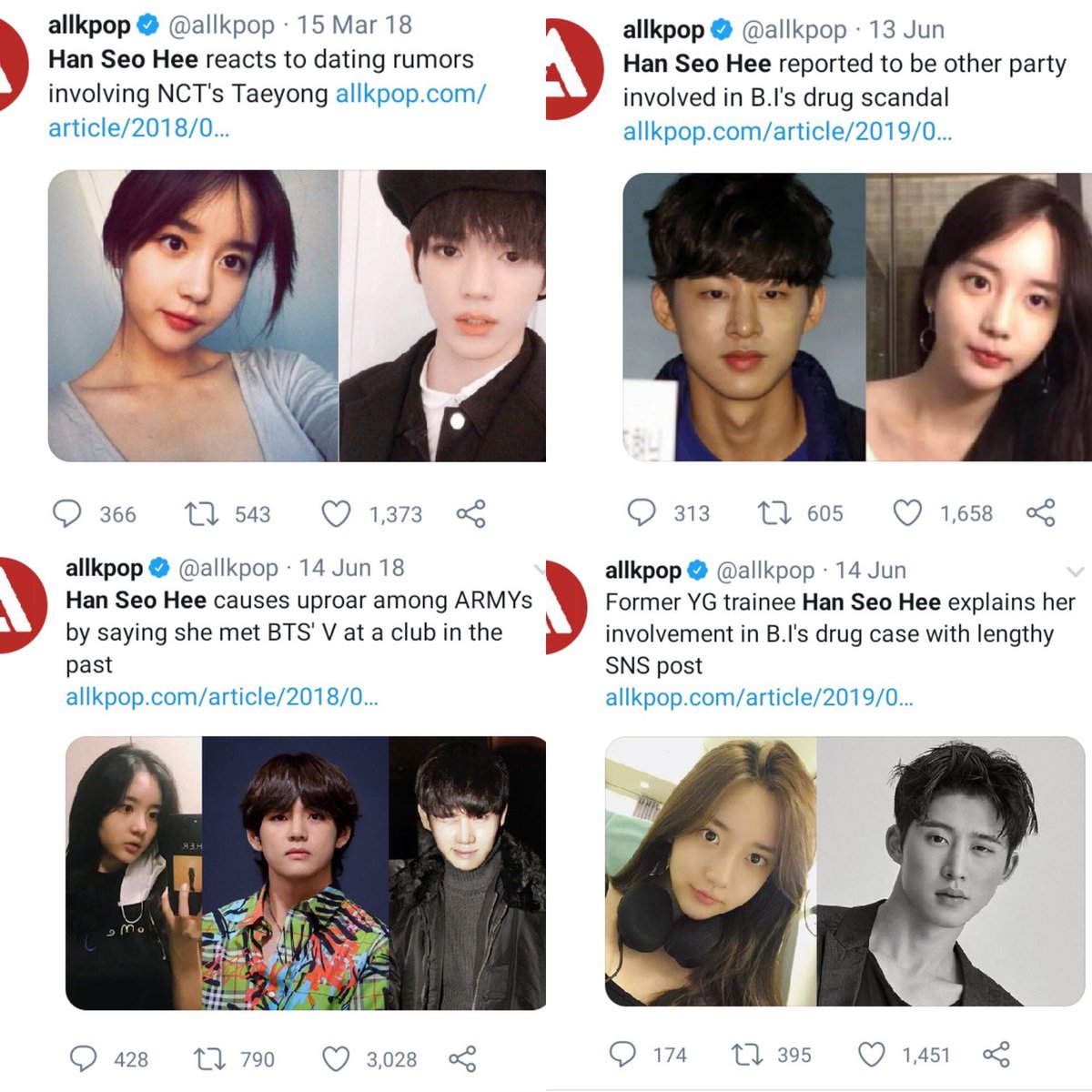 ktvantae's tweet photo. Literally Han Seohee has been linked to numerous artists and actors and people still want to give her the attention she’s looking for and just give her more clout. She’s a disgusting excuse for a human being and i hope she gets what’s coming to her. https://t.co/NqWDZyRLjf