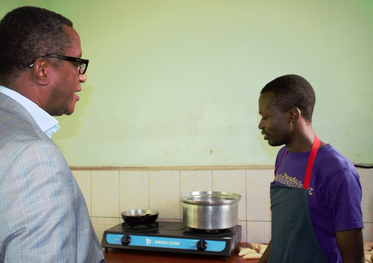 BBOXX_Rwanda's tweet photo. He also visited two clients; domestic and commercial - who said the cost of cooking has reduced after purchasing #BBOXXCook. Launched a few months ago, #BBOXXCook uses pioneering technology to scale up clean cooking solutions to communities â a move set to disrupt the status quo. https://t.co/Hto1md7STg