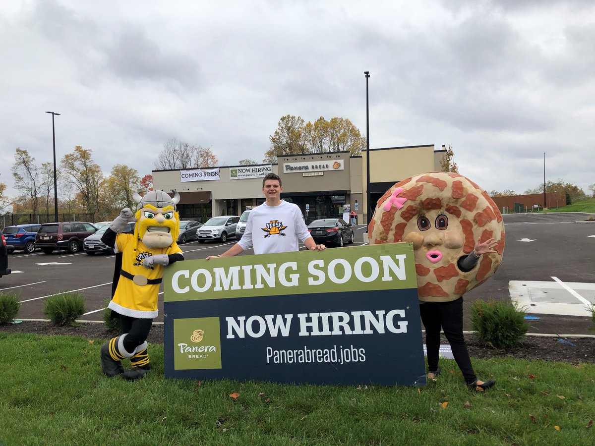 NORSE FANS! In just 5 days, Panera Bread is coming to Cold Spring! Join <a href="/atmcdonald34/">Drew McDonald</a> and Victor for the Grand Opening on Tuesday November 5th at 6:00 AM!  #PaneraBread <a href="/CovelliJobs/">Covelli Enterprises</a>