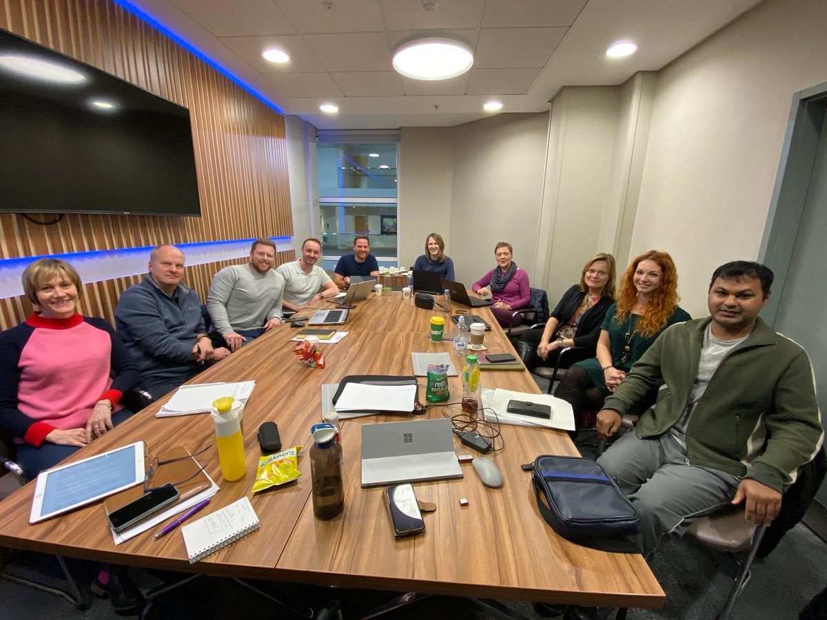 ACPOHE's tweet image. A productive @ACPOHE committee meeting today in preparation for @thecsp #Physio19. Looking forward to a busy couple of days!  Don’t forget to come and visit us in the exhibition hall and check out the Fit for Work theme sessions #FitForWork #OccHealthPhysio 👩‍🔬👨‍🏭👩‍⚕️👨‍💼👷‍♂️👩‍💻