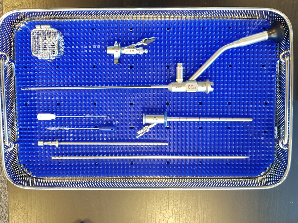 AdamMcQuilkinBS's tweet photo. Well done to @magubolg for completing his 2nd @JustineShi_js #ClearPetra case at #StGeorges hospital. Using the 16Frx15xm #ClearPetra sheath and @Bio_Spectrum superb #Mini #Nephroscope cases both successful! https://t.co/yf5xR9hYWB
