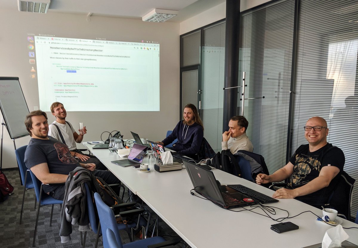 VotrubaT's tweet image. Another awesome #rectorphp training behind us. Thank you for active day with legacy!