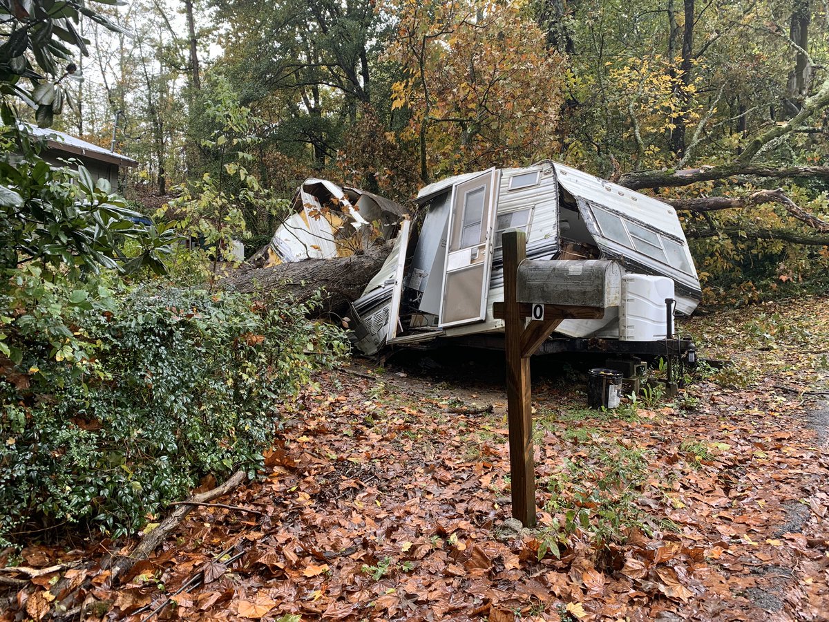 BMCPhotog's tweet photo. Tree falls on a camper on Halsey St in St Elmo. No injuries. https://t.co/KkfZyfsekF