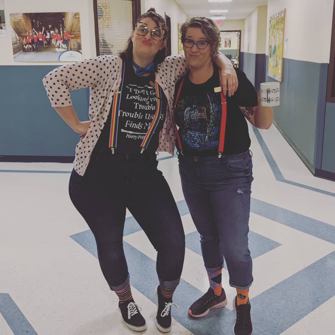 BeatsByBaz's tweet photo. Nerd vs Athlete Day today!!! Never apologize for being nerdy!!! @CabarrusCharter https://t.co/KyDZoffBxc