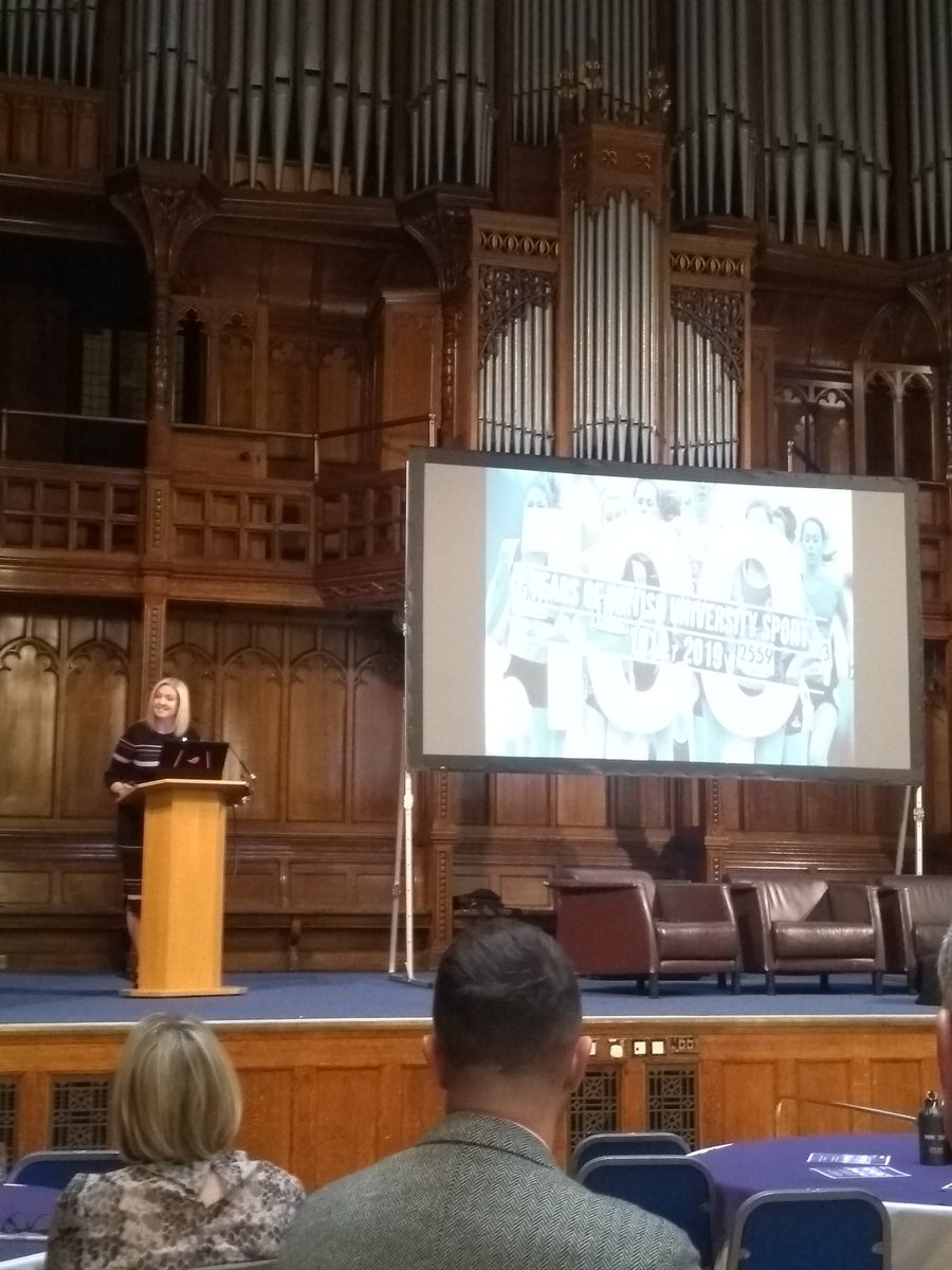 <a href="/VFL01/">Vicky Foster-Lloyd</a> opens the <a href="/OfficialUoM/">The University of Manchester</a> Centenary Sports Celebratory Event in the grand surroundings of the Whitworth Hall.
