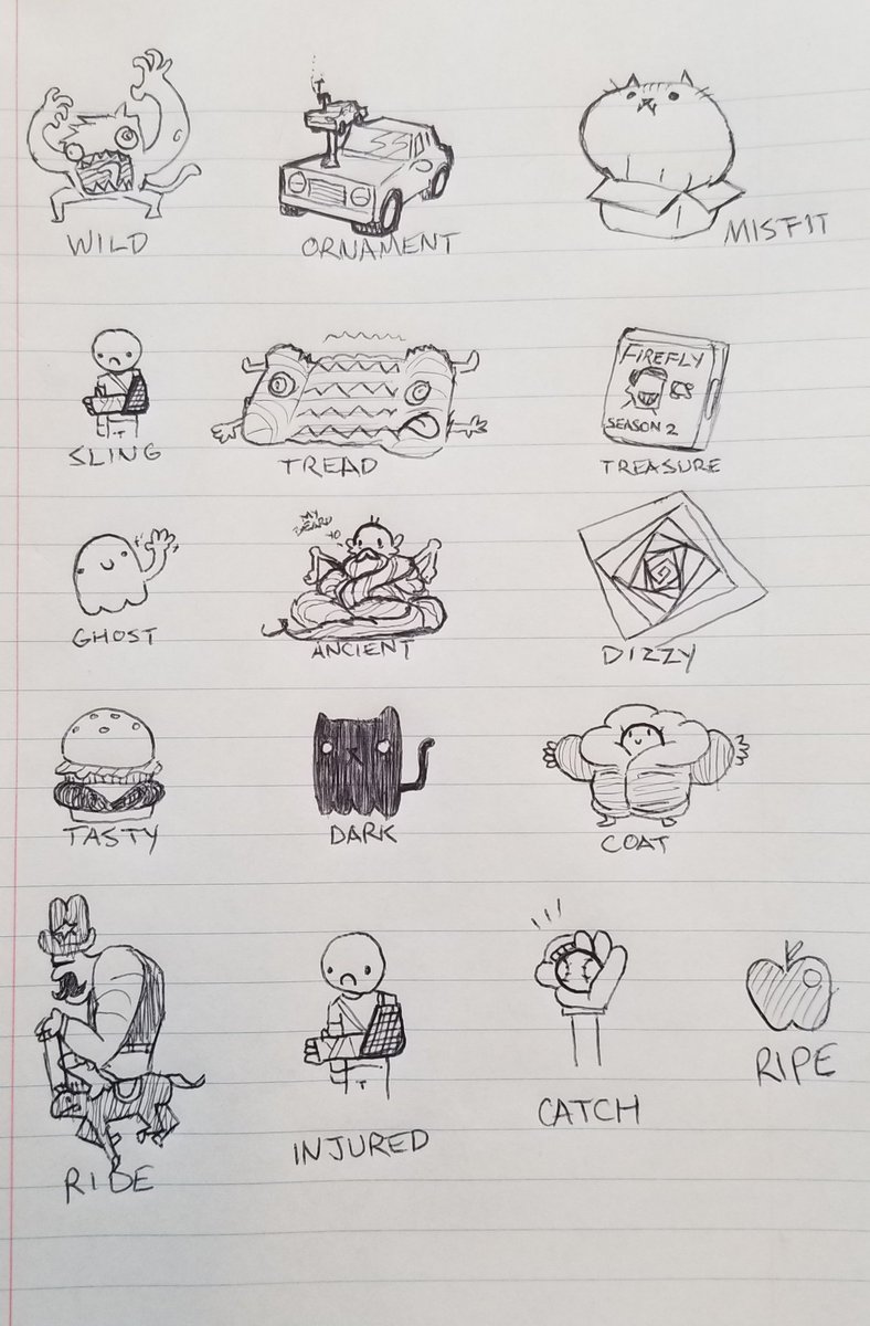 catch-up doodling in an airport terminal so I can technically finish #inktober 
Behold