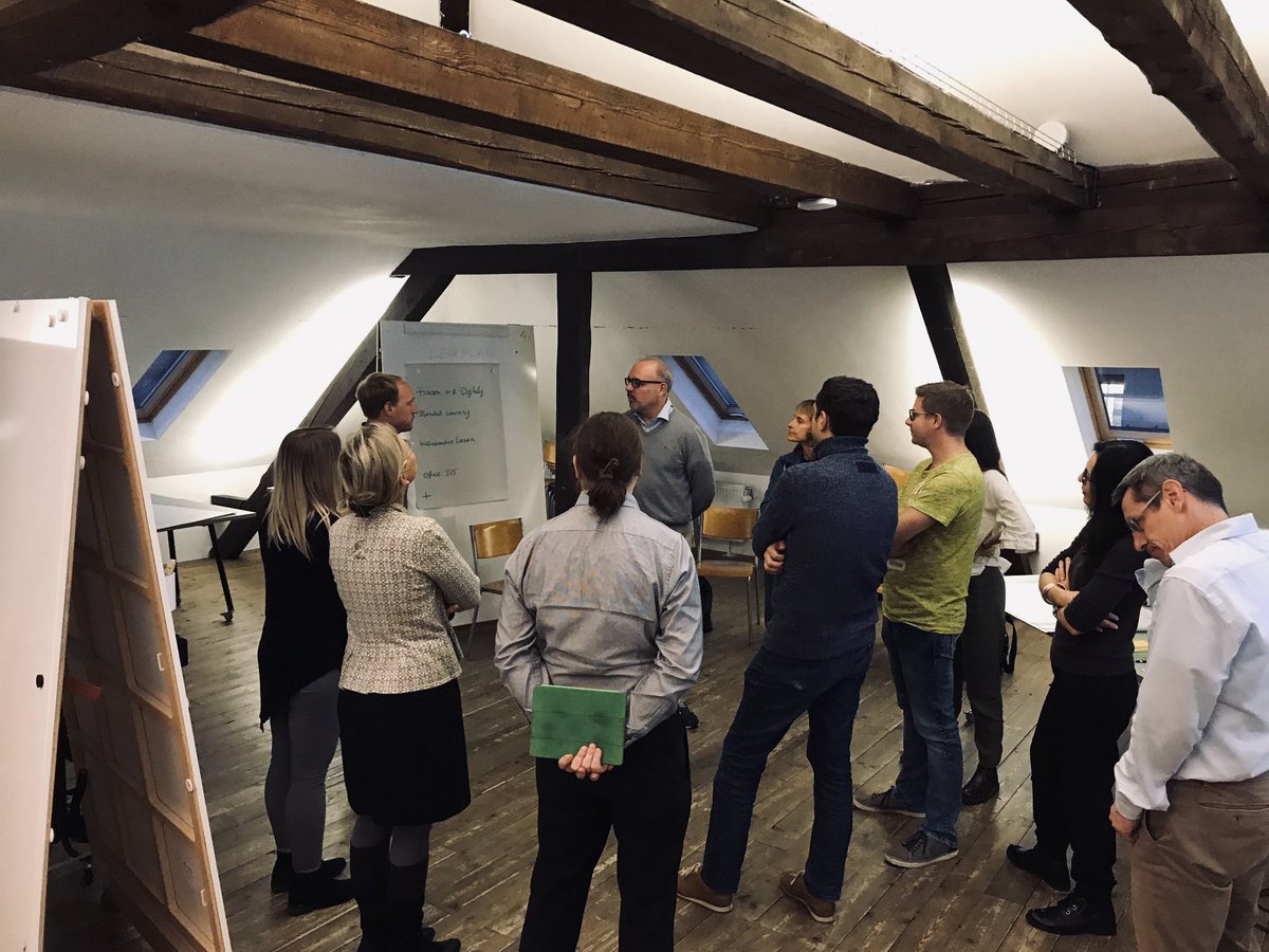 kickstart_inno's tweet photo. Learning how to collaboratively build the teaching and learning of the future. #Workshop with Kickstart #EdTech & Learning Vertical Lead @doclehman at @impacthubzurich. #innovation #digital #learning #lab #teachers #design #experiment #school #kickstarters19 https://t.co/MCZvhDnnk0