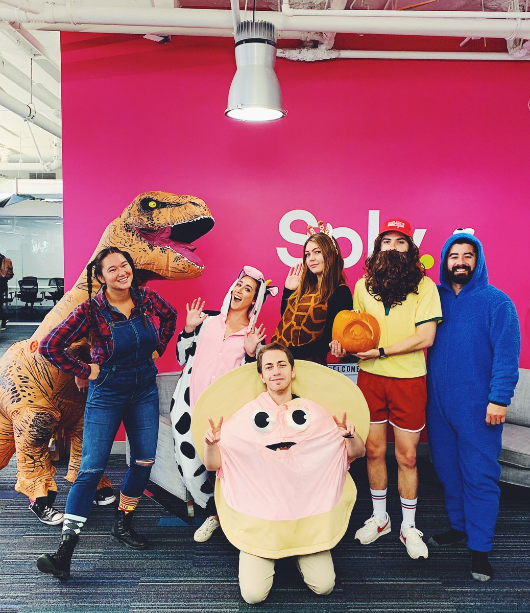 solvhealth's tweet photo. The only thing scarier than these costumes is not getting your #FluShot! @CDCFlu recommends getting vaccinated before tomorrow. We've got you covered: https://t.co/5VcuLIlTtV https://t.co/xqidKjvvVq