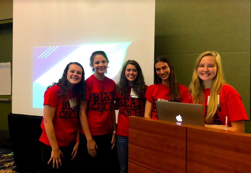 Presenting at State Student Council this week! These leaders presented on how they have helped raised over $17,500 for #BeatCancerToday #WeAreADM #WinEachDay