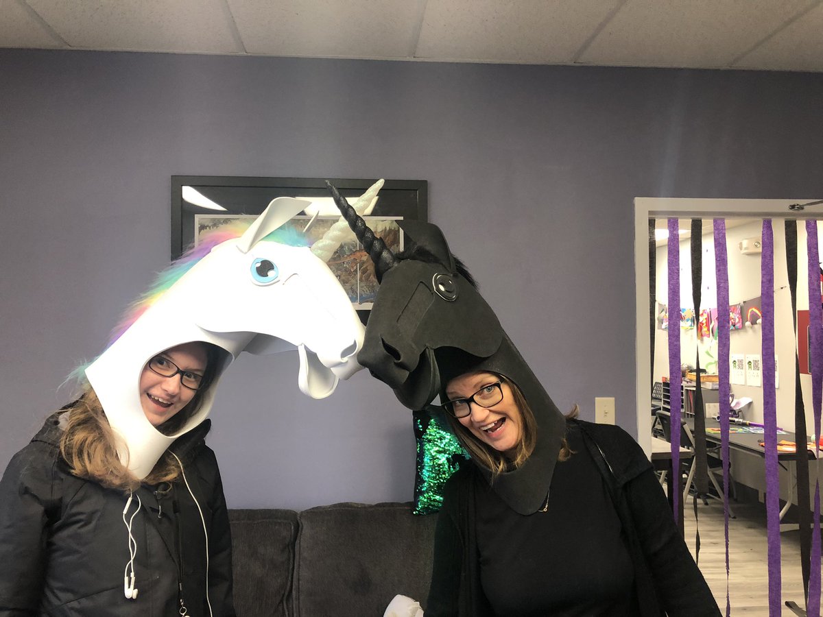 bk_bradshaw's tweet photo. @Jaqi_B_2001 and I are #twinsie #unicorns for #halloween2019 Thanks @Target 🦄 🦄 https://t.co/ydwwwfiVKg