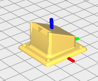 Toucheatout10's tweet photo. J'ai modifié la ventilation pressurisée fournit par Sigmawolf (https://t.co/WZ5gxrPOLP) pour la MircoDelta Rework en relevant l’arrière de 1.5mm. Le but est que cela souffle moins sur la buse et un peu plus sur l'impression. Plus qu'à imprimer et tester ! https://t.co/5EcZcW4ZNj