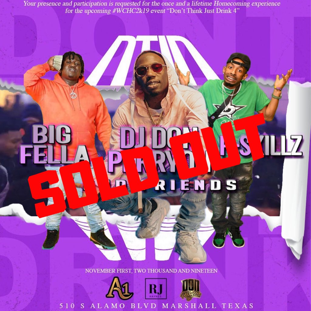 jermonthesticks's tweet photo. #DTJD4 IS A SOLD OUT SHOW! See ya at the door 😎 https://t.co/EOnSvHYWX2