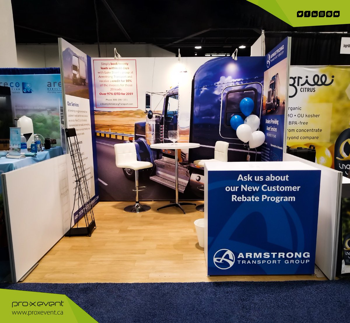 Pro-X Event (@proxevent) on Twitter photo Check out our latest activation! Armstrong Transport Group. <a href="/FreshSummit/">PMA's Fresh Summit</a>. #tradeshow #events #California proxevent.ca Check out our latest activation! Armstrong Transport Group. <a href="/FreshSummit/">PMA's Fresh Summit</a>. #tradeshow #events #California proxevent.ca