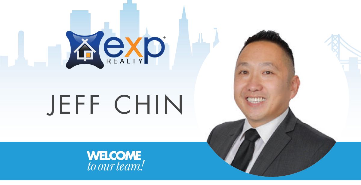 We’re super excited to partner with REALTORⓇ Jeff Chin! Welcome to eXp, Jeff!! 🎉🎉

Message, call, or text me at 415.375.0788 for a confidential discussion on why we made the move to eXp Realty.

#TheFutureOfRealEstate #eXpRealty #eXpRealtyProud