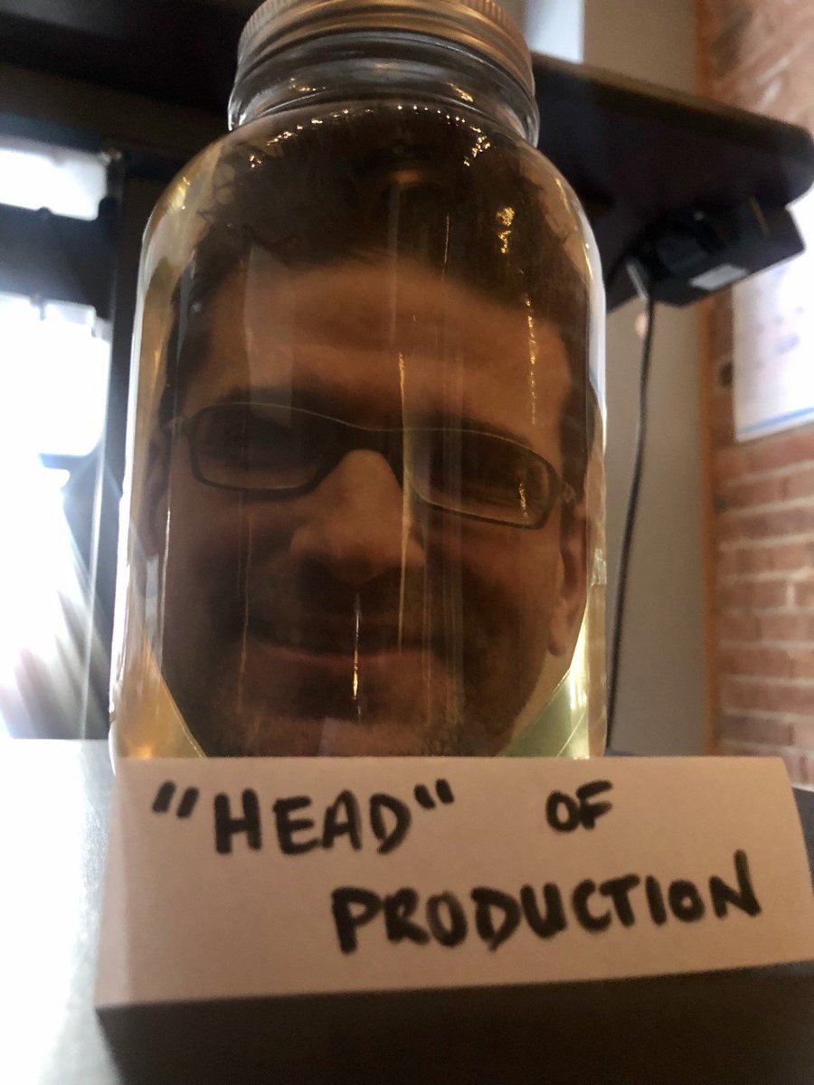 fusefx's tweet photo. Heads roll out in our BC office -- Happy Halloween! #FuseFX #Halloween #VFX #VisualEffects #FunPlacesToWork https://t.co/qtVInY4Icr