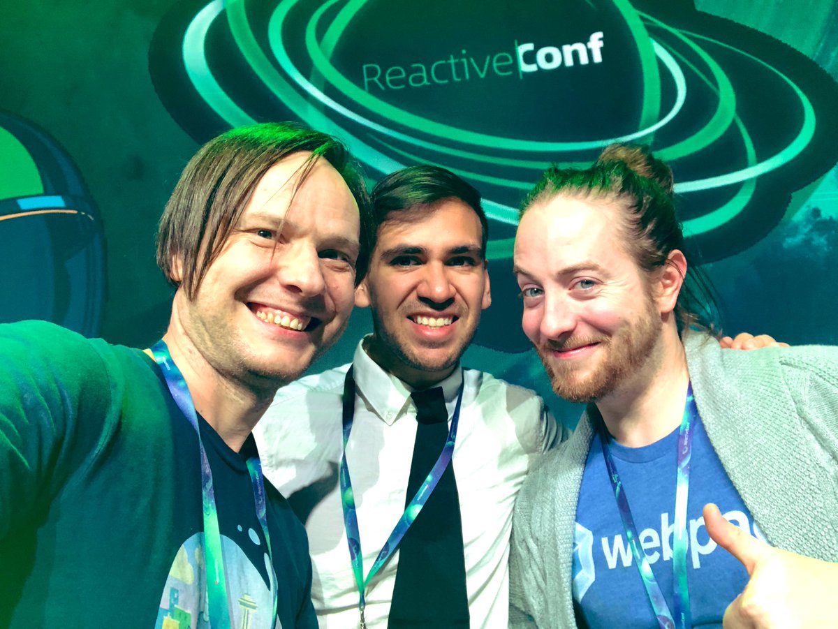 webmaxru's tweet image. Tech speakers from @Microsoft at @ReactiveConf: @webmaxru @DavidKPiano @TheLarkInn (and @holtbt not on the pic). #GoReactive in Prague!