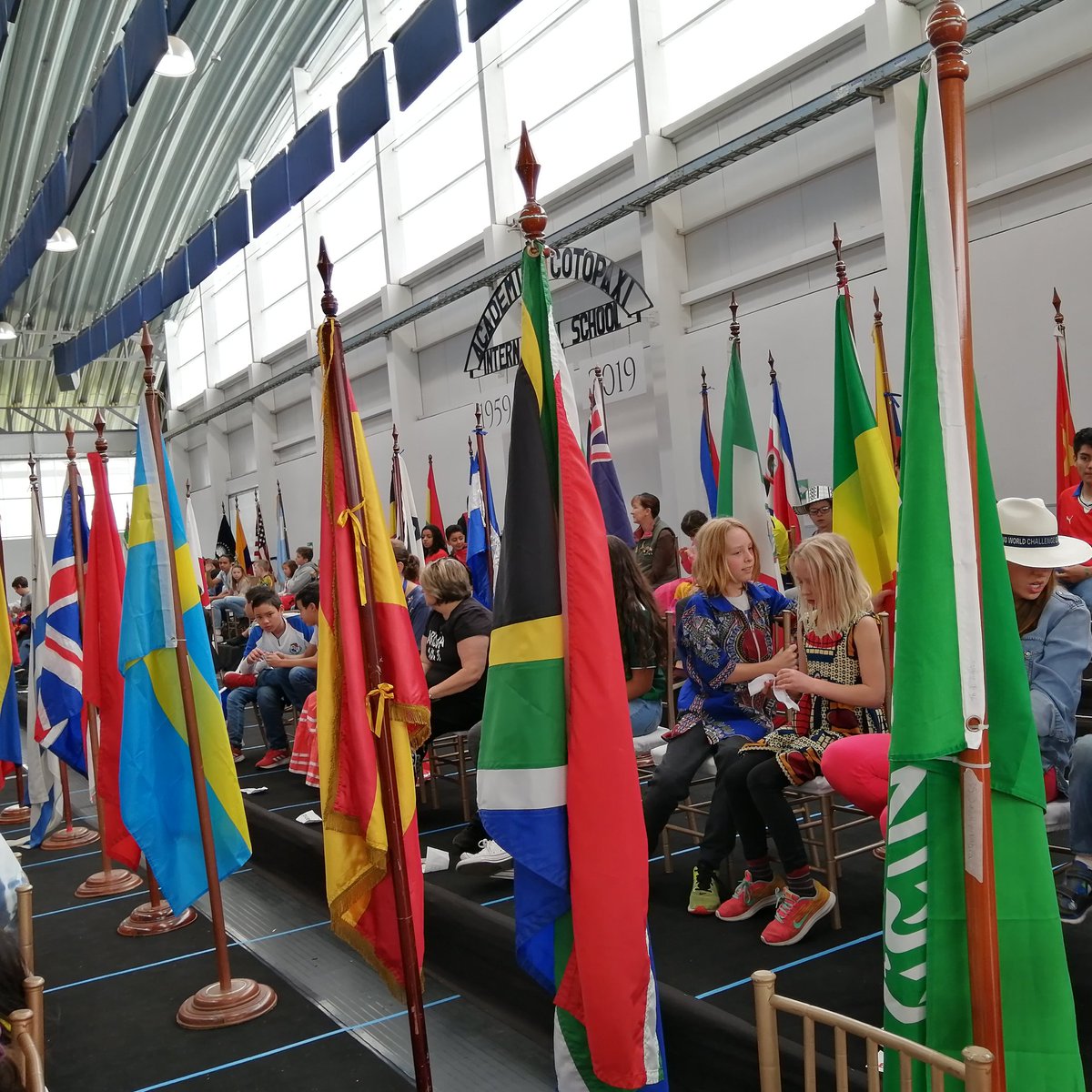TheONEInstitute's tweet photo. Celebrating diversity with respect, empathy, tolerance, and love! @acotopaxi #ACCommunity #YourBestSelf #paradeofnations https://t.co/WjCVSRuQHh