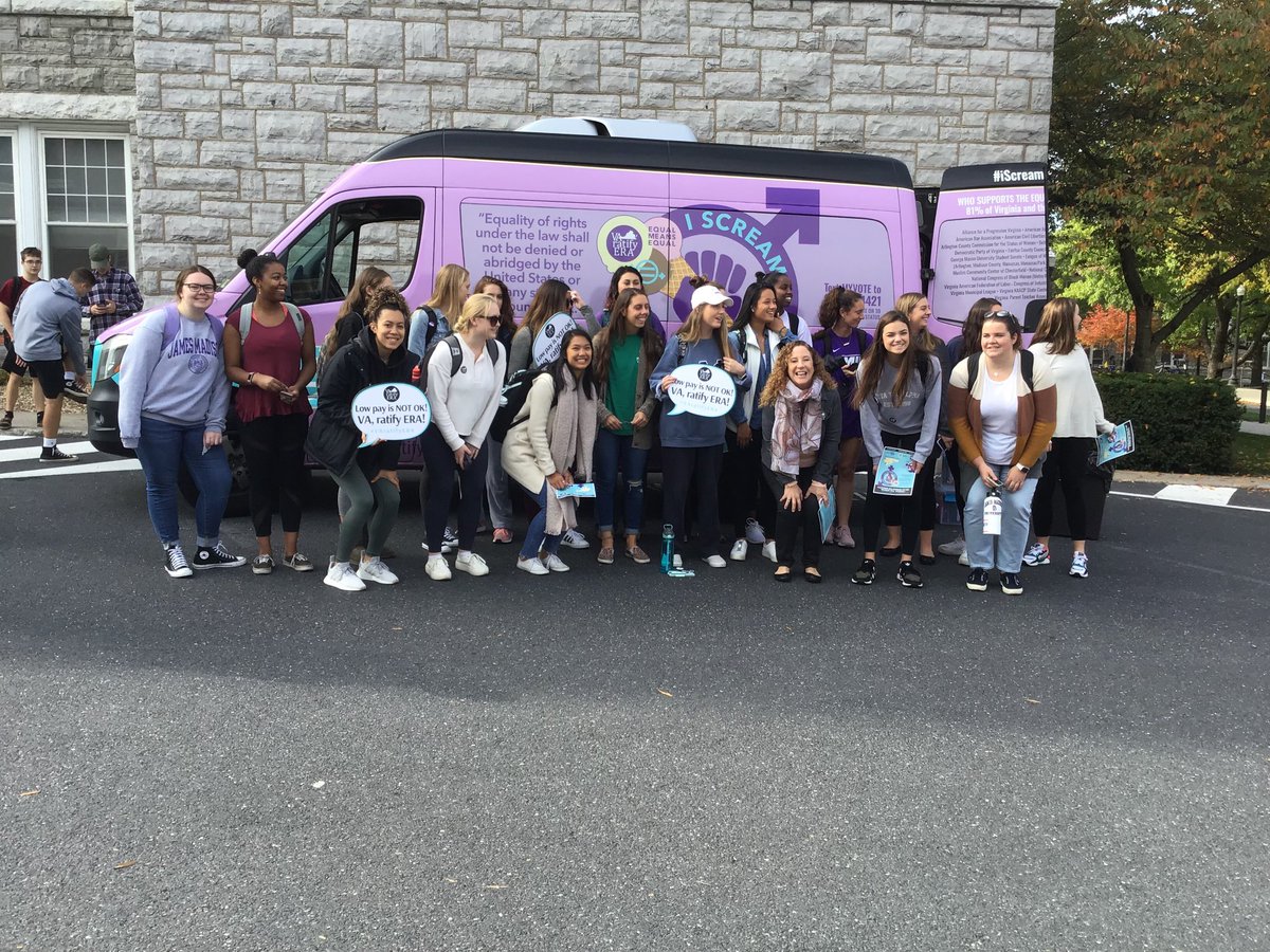 iScreamEquality's tweet image. #iscream4equality truck had a terrific day at James Madison University this week! #equalmeansequal #varatifyera