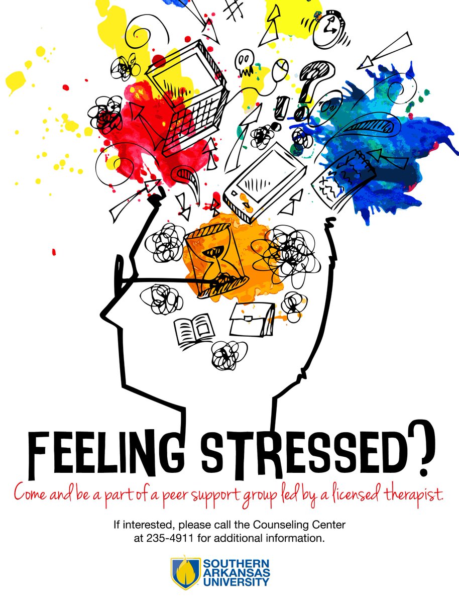 muleriders's tweet photo. Feeling stressed or struggling with grief? Our Counseling Center is here to support you. These support groups will start Monday, November 4th. 

Contact the Counseling Center for more information if you are interested in being involved. https://t.co/A67bQciCsr