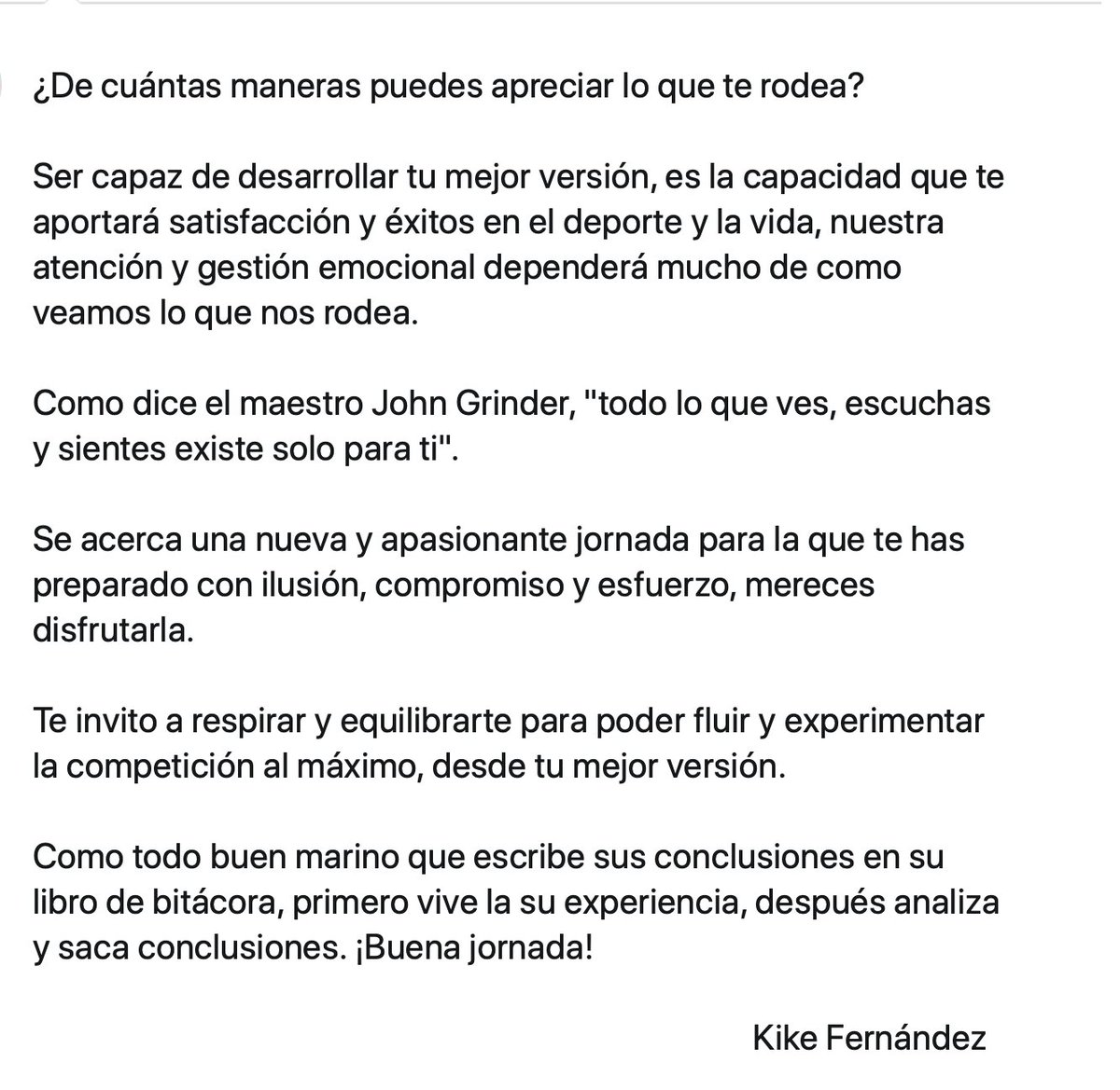 SLCoaching's tweet photo. ¿De cuántas maneras puedes apreciar lo que te rodea?

https://t.co/jwHPz6j5Hk

#GameDay #Competir #Fluir #Respirar #Equilibrar #Entrenador #Deporte #GestionEmocional #EstadoDeAltoRendimiento #NLP #PNL #IntoExperience https://t.co/z8nlWS4Atj