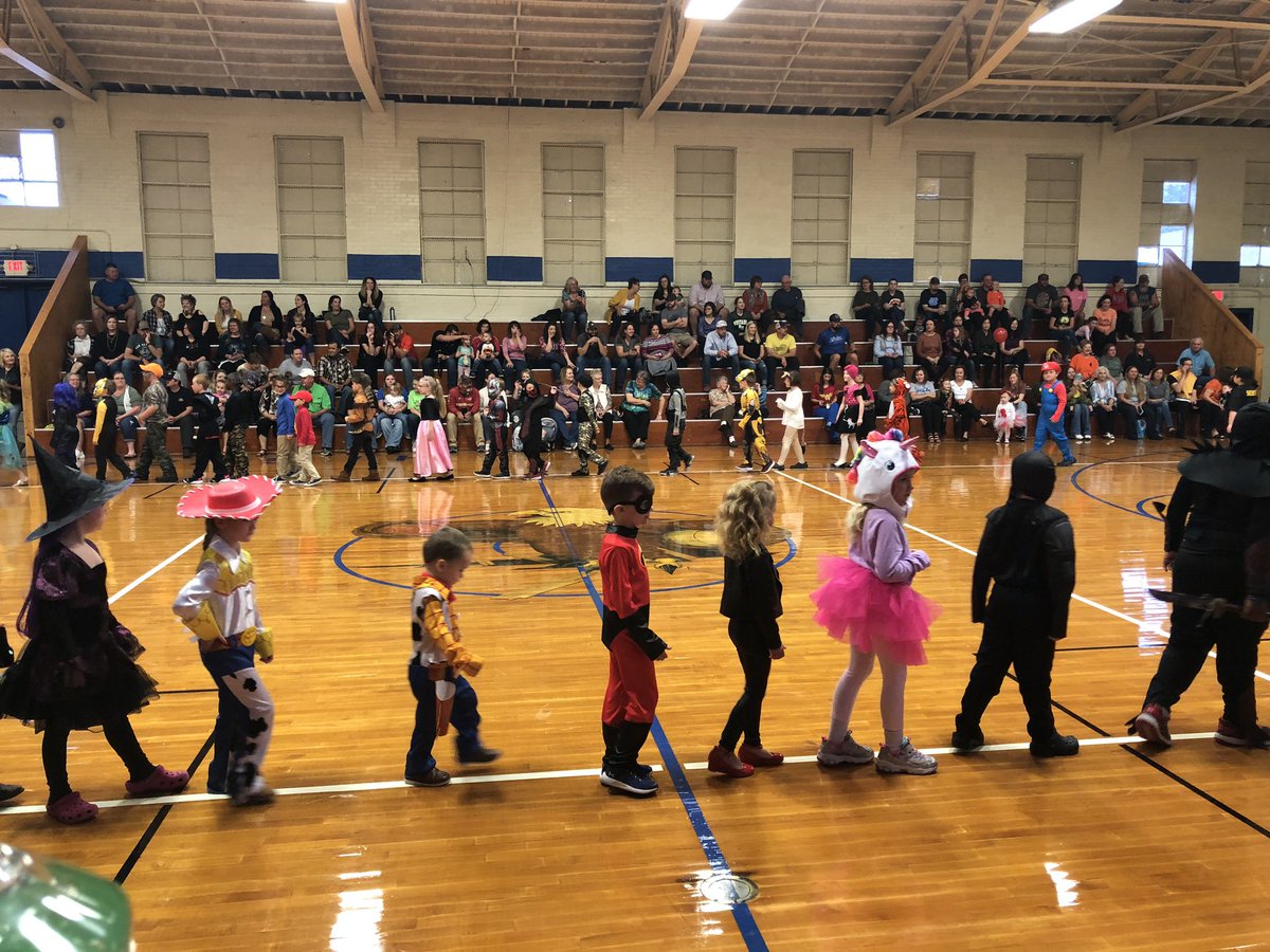 Our annual parade of costumes at @HighfallsEagles was a success!! I loved seeing everyone’s creativity with their Halloween costumes this morning!  Great job!