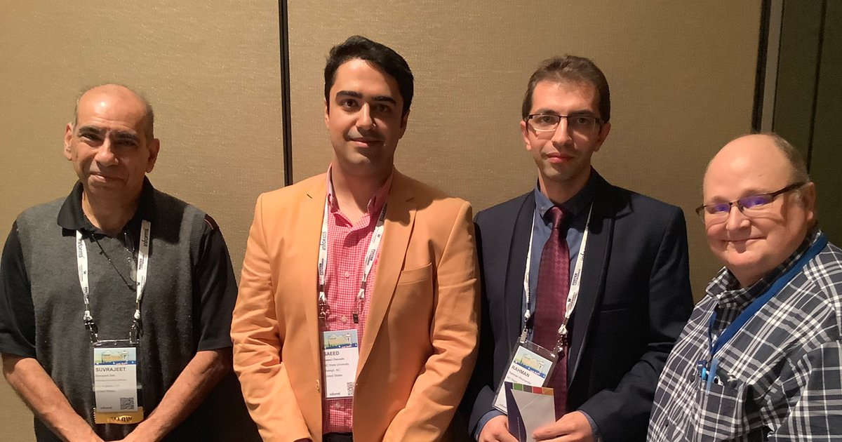 NCStateISE's tweet image. CONGRATULATIONS to #NCStateISE Ph.D.s Saeed Chavoshi and Rahman Khorramfar for being the runners-up in the fORged-by-Machines contest held by @INFORMS!
#INFORMS2019 #AWS