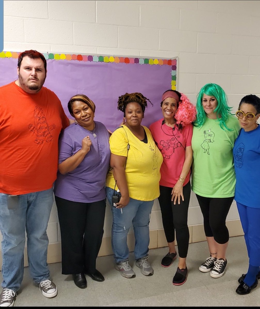 VanBokESAACPS's tweet photo. #halloween2019 #insideout #behaviorsupportteam https://t.co/g1oupk6CaE