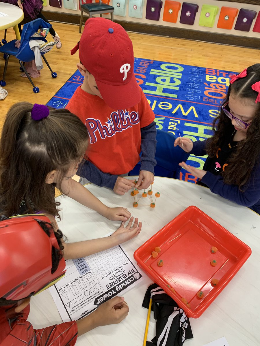 MsMongelli's tweet image. We celebrated Halloween with a Candy Tower STEM Challenge! We worked in groups to create the tallest possible tower that could stand on its own! #WeeBuild #WeeHaveFun 🎃 @NinaPetruzzella