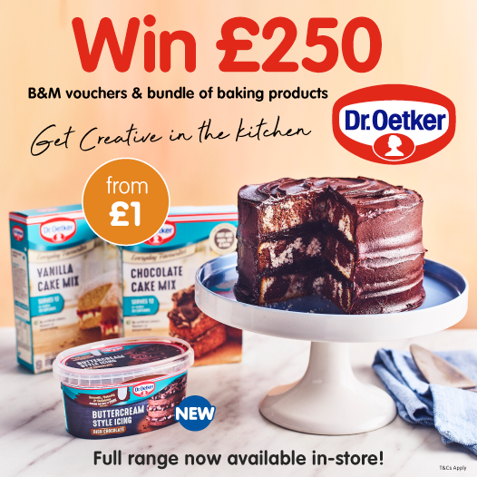 bmstores's tweet photo. 🍰 #COMPETITION TIME 🍰

We've loved watching the @BritishBakeOff so much that we've teamed up with @DrOetkerBakeser to giveaway £250 worth of B&amp;M vouchers!

For your chance to #WIN, simply FLW/RT &amp; COMMENT "WHAT" your favourite type of cake is!

Competition ends 9am 2/11/19 https://t.co/Skm2HiYSjo