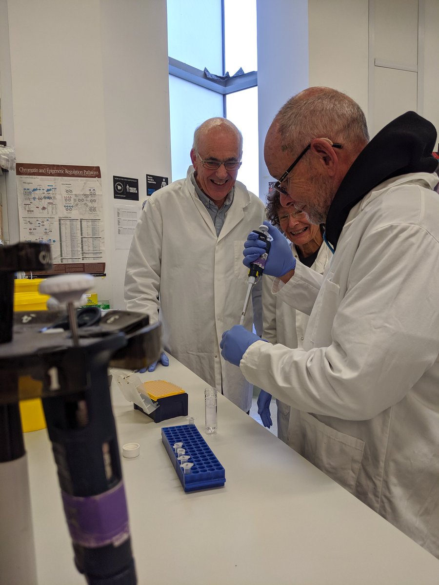 CoffeyLabUK's tweet photo. Lab tour today for fundraisers and patients. A great afternoon sharing research from @CoffeyLabUK @Heer_Lab represented by @NatashaHepburn4 @CraigRobson18 @lukegaughan22 with lab support from @LauraWilsonRSci @Bainbyy @NICR_NCL @ProstateUK @Play2Support https://t.co/vP1JXyCJIy