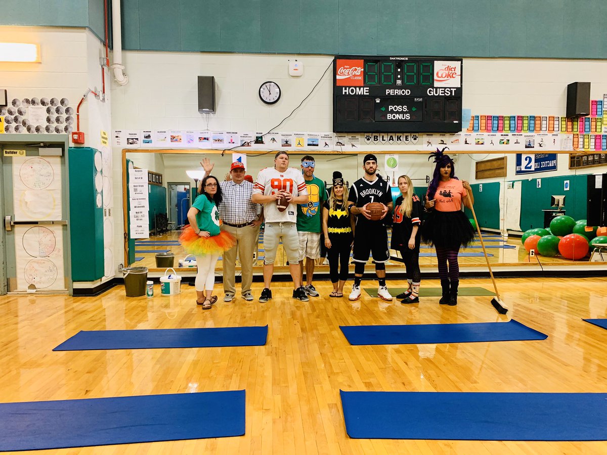 Happy Halloween ghouls and gals #halloween2019 #costumeday #Homecoming2019 #SpiritWeek <a href="/Blake_Principal/">Ms. Snead</a> <a href="/blakeSGA/">Blake SGA</a>