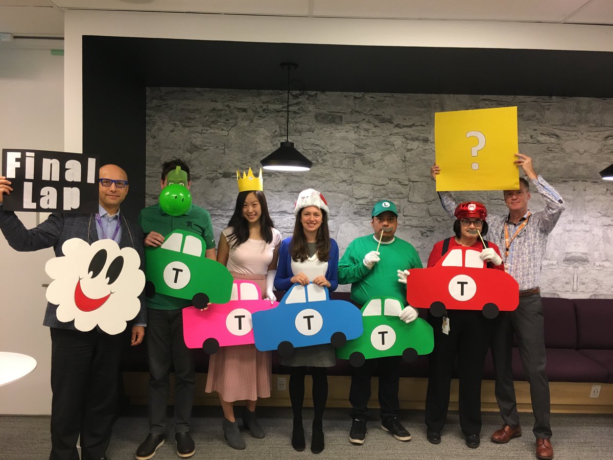 Halloween at Cancer Care Ontario. The Mario CAR-T Team.