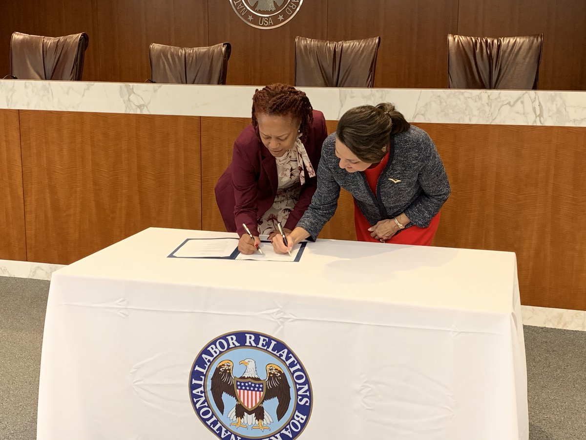 NLRB_Board's tweet photo. Today, the NLRB announced a partnership with @MelwoodHTC. The Agency will soon be providing on-the-job training and federal office work experience for persons of differing abilities. https://t.co/OIOgOBLuxL