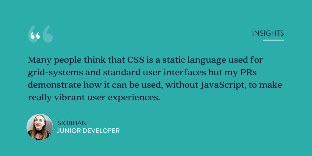 madebyextreme's tweet image. Siobhan spent her @hacktoberfest day contributing to #HoverCSS - demonstrating how we can make vibrant user experiences without #JavaScript 👩🏻‍💻 

Read her blog to find out more 👉 bit.ly/3345vmH