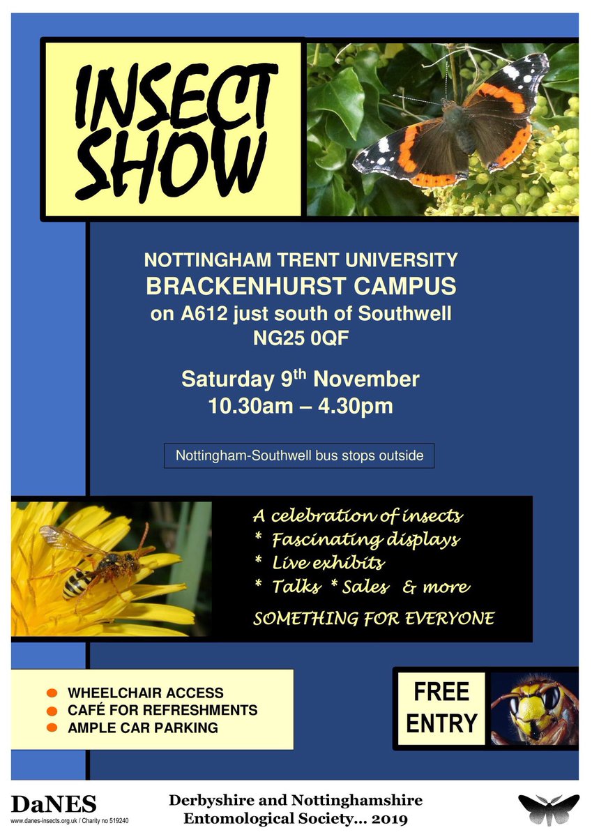 DrSBroadberry's tweet photo. #bugs @NTU_ARES A day of #insects and free entry. What’s not to like? 🤷‍♀️🐛🦋🦗🐜🐝#InsectShow https://t.co/JnN5lM3SZc