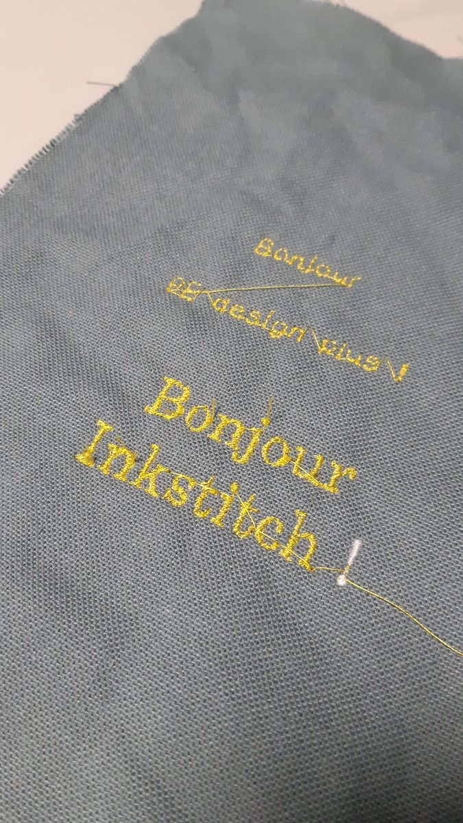 losylam's tweet photo. Bonjour #inkstitch
#embroidery #inkscape https://t.co/xVNMlKw3Fy