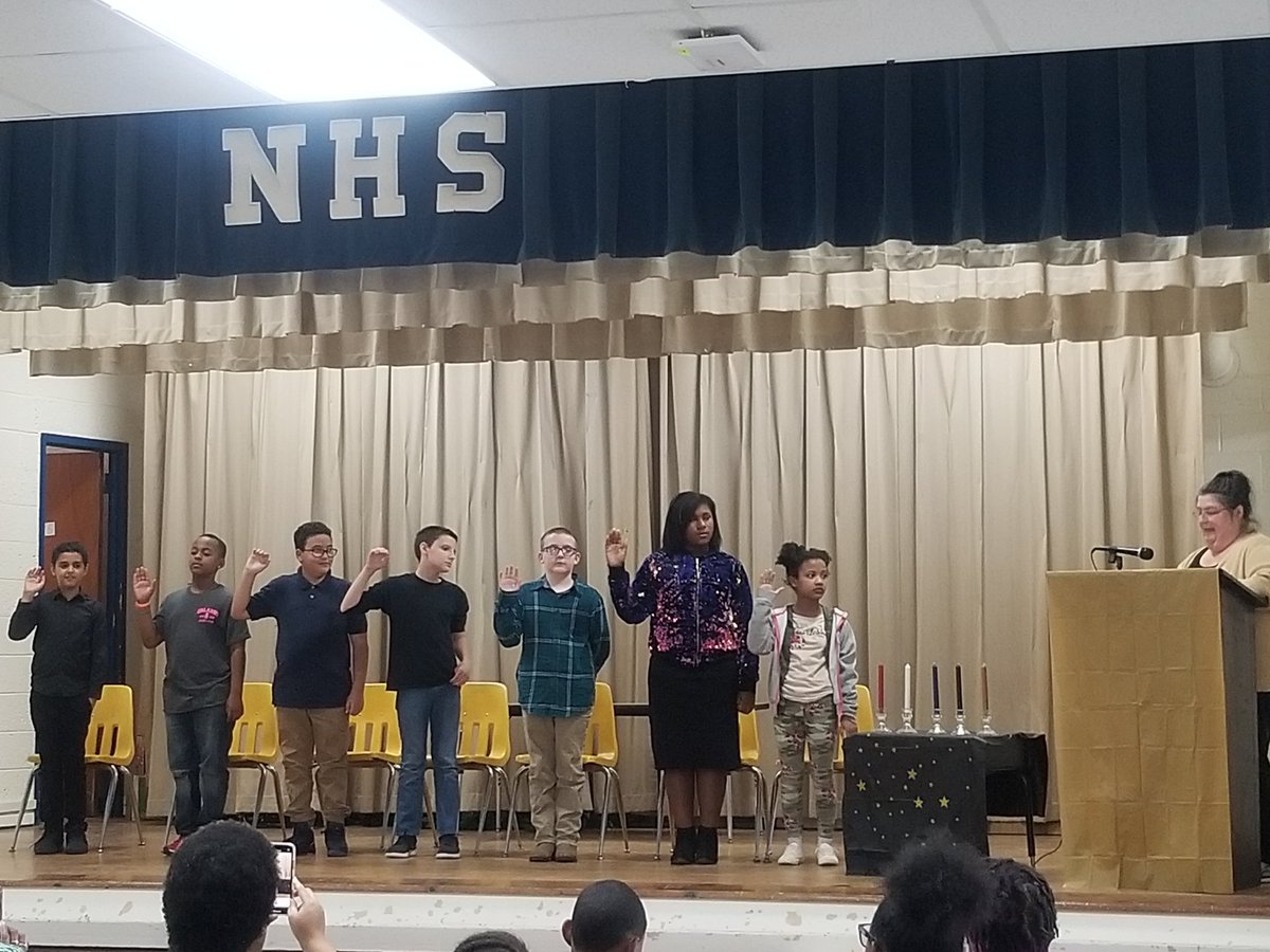 Letitiafields16's tweet image. @New_Hope_Elem Jr. Beta Club inductees taking their oath. So proud of these 4th and 5th graders!! #vcstogetherwewin #vcsshare