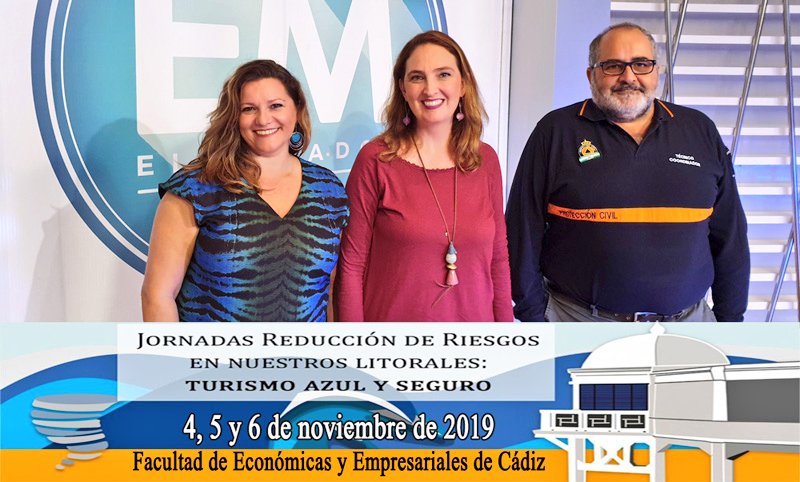 elmiradoroc's tweet photo. Coincidiendo con el #DíaMundialdeConcienciacióndeTsunamis, #UCA y otros organismos celebran las Jornadas "Reducción de Riesgos en nuestros litorales: Turismo Azul y Seguro"
Desde el #INDESS, Protección Civil Cádiz y CSIF Cádiz, como promotores, nos presentan el evento. https://t.co/2qTpUcwZDD