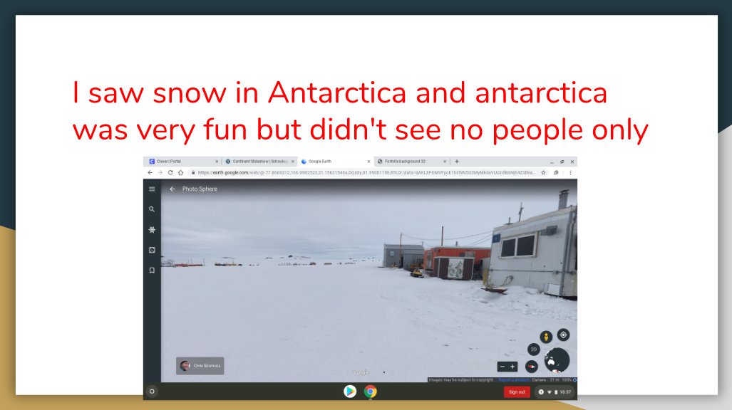 djdaverave's tweet photo. Third graders @VarinaElementary explored the continents with @googleearth and took screenshots of what they discovered  (SOL 3.6) https://t.co/QJICP4uDns https://t.co/HIb2JW8C59