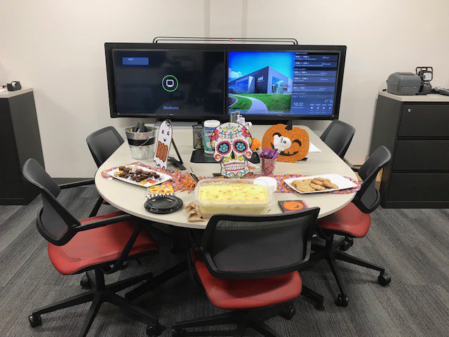 ORIloulexnashbg's tweet photo. A spooky day @ORILouisville for Halloween and to celebrate our October Birthdays! #halloween2019 #dressingupforwork #lovehowyouwork https://t.co/Uo9i4xCOKr