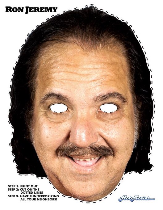 Happy #halloween everyone!!!!!! Here is a free #RonJeremy #costume for all of those last minute people<a href="/tag/halloween"class="tags">#halloween</a><a href="/tag/costume"class="tags"><span>#costume</span></a><a href="/tag/ronjeremy"class="tags"><span>#ronjeremy</span></a>