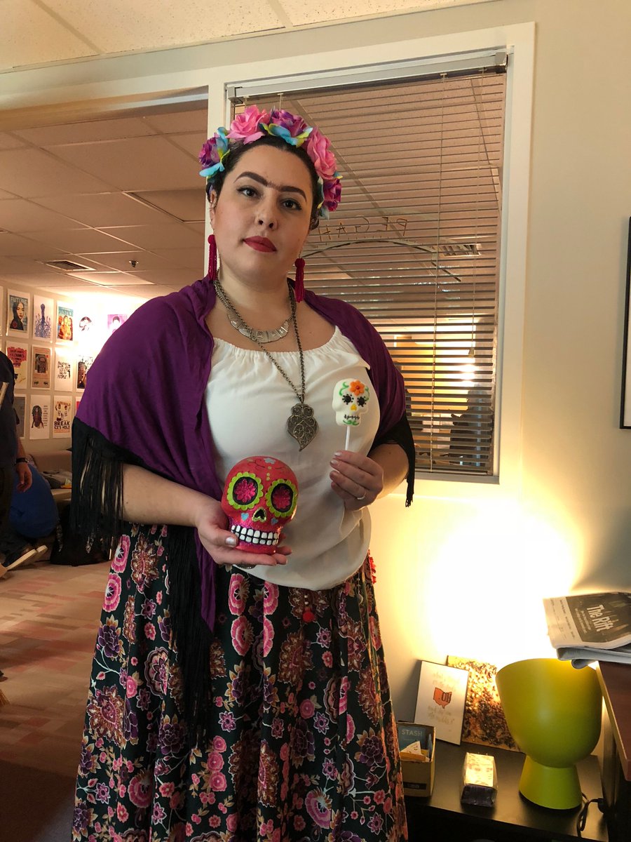 UnityCenterRIC's tweet image. Taking every opportunity to honor powerful women. &quot;Feet, what do I need you for when I have wings to fly?&quot; -frida
#halloween2019 #powerfulwomen #FridaKahlo