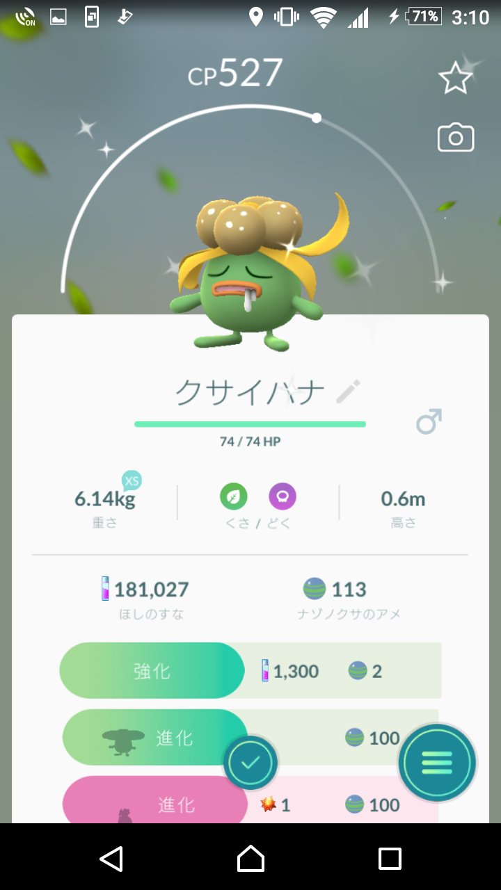 ポケgokazu 先月 一匹だけゲットした色違いのナゾノクサをラフレシアかキレイハナどっちにするのか悩みに悩んだあげく キレイハナにしました のキレイハナも珍しいからいいかなと笑 ポケモンgo 色違いキレイハナ T Co 5hvjtbxvm5 Twitter