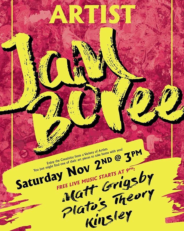 You can catch us Saturday @harvesthousedenton for some great music and amazing art! Come meet some local artists and celebrate this great season of spook with the Denton Gallery team!

Other names considered for this event:
Spooktober: the spookening
Fri… ift.tt/2PAGCeg