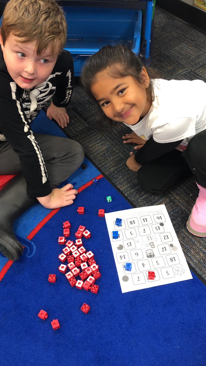 1MBrookForest's tweet photo. Playing Boo Bump math for Halloween! https://t.co/M5NS0qFXMB