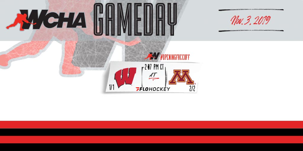 WCHA_WHockey's tweet photo. No. 1โฃ @BadgerWHockey & No. 2โฃ @GopherWHockey wrap up their #OpeningFaceoff Series on Sunday.
๐๏ธ https://t.co/mkWw6VgOP6
๐ป https://t.co/CPg0QeaB4A
#WeAreWCHA | #LeadersAndChampions https://t.co/oyWTLVYAl6