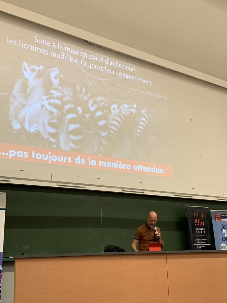 CedricBodin's tweet photo. Mon coup de cœur à #atnantes : la conférence 0% bullshit &amp; 100% bienveillante de @ckeromen, et ses retours d’expérience (éclairés par des études académiques par soucis d’exemplarité ;) pour lutter contre « la paresse de la pensée managériale » ! https://t.co/FpKXQGyvfv