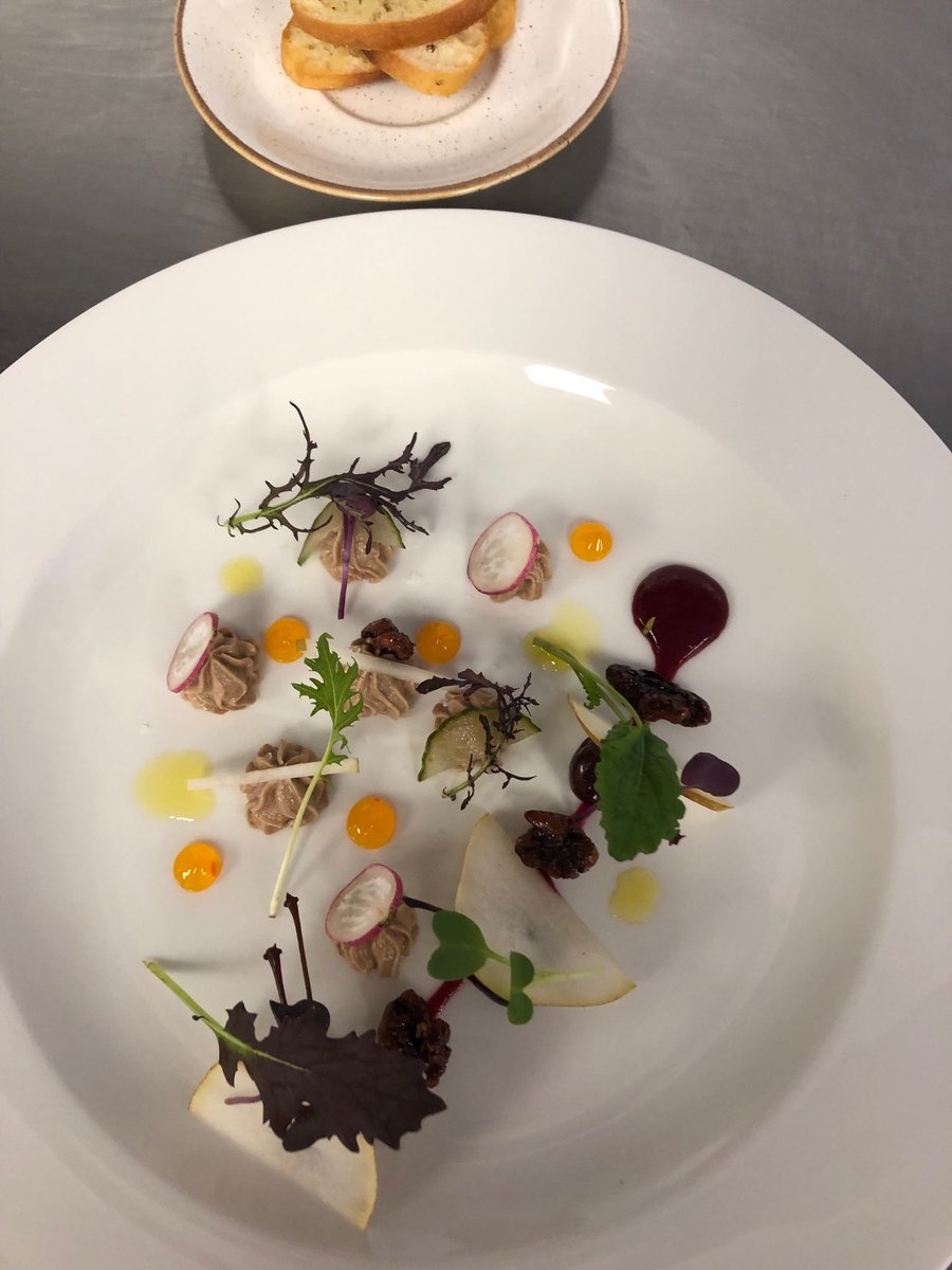 Sean rings chicken liver parfait cherry, pear and walnut salad orange gel .⁦<a href="/Clashduff/">ringsfarm.ie</a>⁩ ⁦<a href="/TrederKonrad/">Chef Konrad Treder</a>⁩ ⁦<a href="/cpodowd/">cpodowd</a>⁩ ⁦<a href="/DrummondHGarlic/">DrummondHouse Garlic</a>⁩ ⁦<a href="/haccpjod/">John J O'Donnell</a>⁩ ⁦<a href="/DaveKinsella6/">Dave Kinsella</a>⁩ ⁦<a href="/davemullanchef/">Dave Mullan</a>⁩ ⁦<a href="/jhussey111/">John hussey</a>⁩ ⁦<a href="/jeeny_maltese/">Jeeny Maltese</a>⁩ ⁦