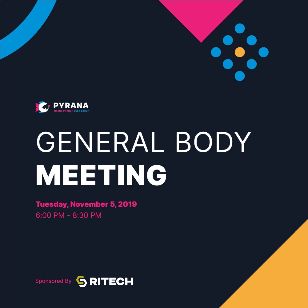 _pyrana_'s tweet image. And we have a location now!  Join us Tuesday, November 5th at Qendra Ten, on Rruga Myslym Shyri for an evening of Python talks, refreshments and good company!

ow.ly/62Ls50wYwfY

#python #pyrana #tirana #software