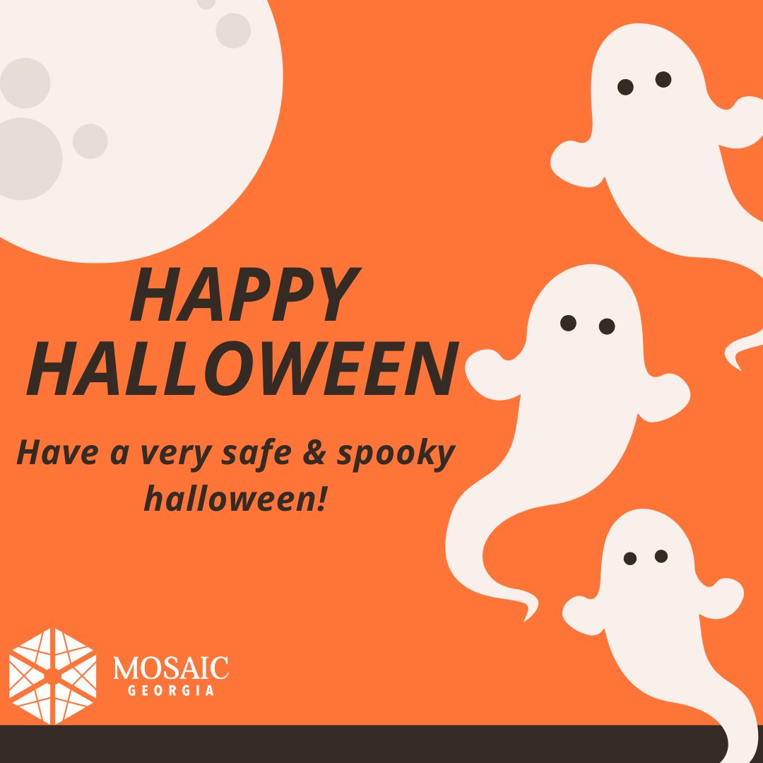 MosaicGeorgia's tweet photo. A friendly reminder to be safe tonight &amp; always stick together! #happyhalloween #safe #mosaicgeorgia #spooky #fun #sexualassaultcenter #childrensadvocacy #gwinnett #lovegwinnett #consentculture https://t.co/bjBFNWTeOs